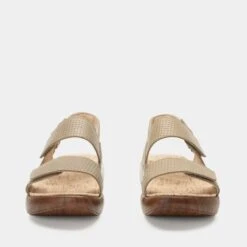 Bailee Woven Taupe Sandal -Alegria Shoes Shop BAI 6163 S5