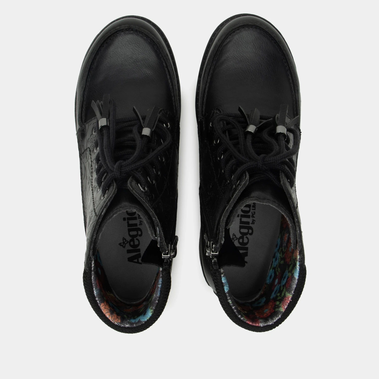 Chevon Embloom Black Boot 7 Chevon Embloom Black Boot - Image 5