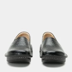 Shoes Debra Black Embossed Rose Shoe -Alegria Shoes Shop DEB 531 S5 dbfdad4c 713e 4124 908f 64dd82b5bdfd