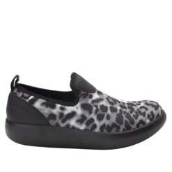 Eden White Leopard Shoe -Alegria Shoes Shop EDE 406 S2