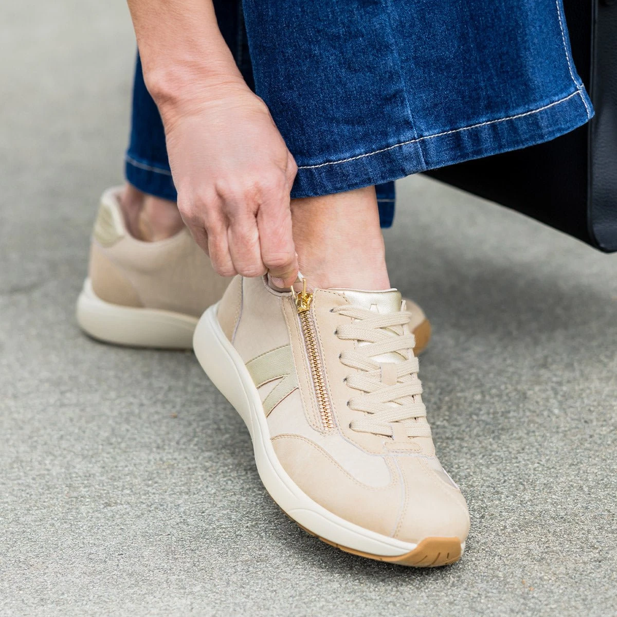 Eazeer Beige Shoe 4 Eazeer Beige Shoe - Image 2