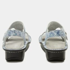 Kerri Sassy Blues Sandal 10 Kerri Sassy Blues Sandal -Alegria Shoes Shop KER 6103 S3