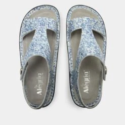 Kerri Sassy Blues Sandal 11 Kerri Sassy Blues Sandal -Alegria Shoes Shop KER 6103 S4