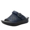Klover Oiled Navy Sandal -Alegria Shoes Shop KLO 7402 S1