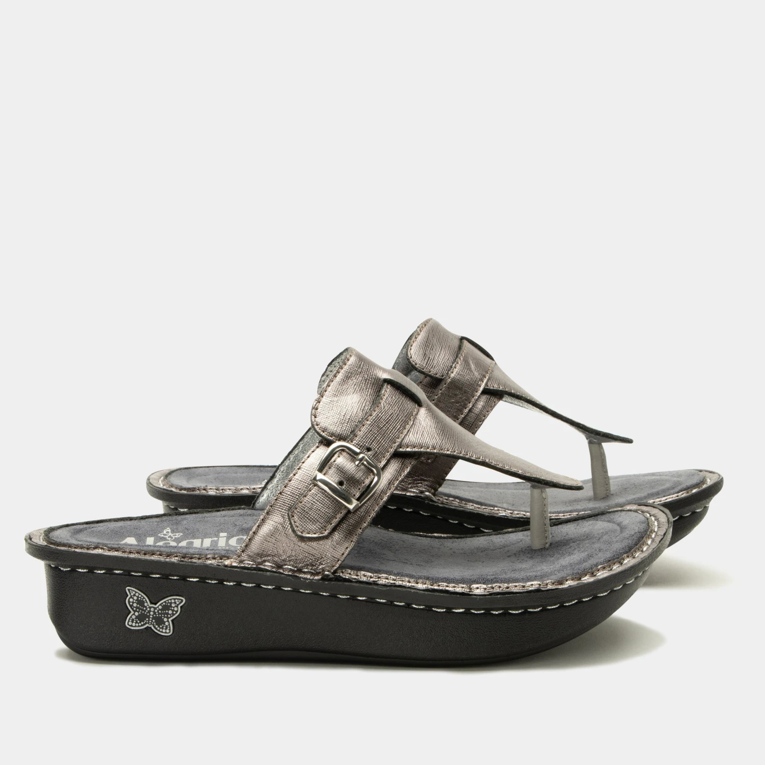 Kennedi Twinkle Pewter Sandal 4 Kennedi Twinkle Pewter Sandal - Image 2