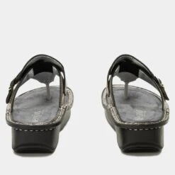 Kennedi Twinkle Pewter Sandal 10 Kennedi Twinkle Pewter Sandal -Alegria Shoes Shop KNN 6101 S3