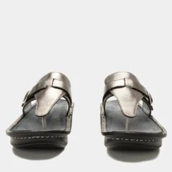 Kennedi Twinkle Pewter Sandal 12 Kennedi Twinkle Pewter Sandal -Alegria Shoes Shop KNN 6101 S5