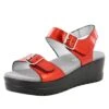 Morgyn Cherry Mirror Sandal -Alegria Shoes Shop MOR 257 S1