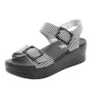 Morgyn Stripes Sandal -Alegria Shoes Shop MOR 879 S1