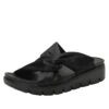 Mylee Black Softie Sandal -Alegria Shoes Shop MYL 7873X S1