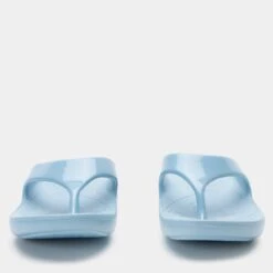 Ode Dusty Blue Gloss Sandal -Alegria Shoes Shop ODE 6160 S5