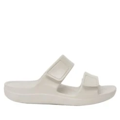 Orbyt White Gloss Sandal -Alegria Shoes Shop ORB 7439 S2