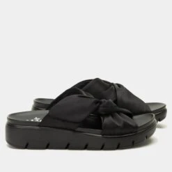 Rylie Black Sandal -Alegria Shoes Shop RYE 7873 S2