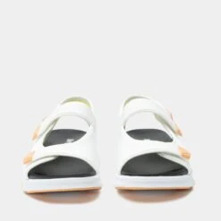 Sandie White Sandal -Alegria Shoes Shop SDI 6207 S5