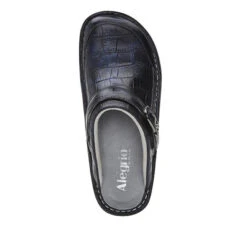 Seville Croco Noche Clog 12 Seville Croco Noche Clog -Alegria Shoes Shop SEV 7815 S4