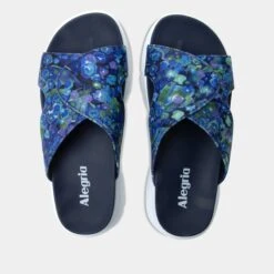 Sunie Poppy Pop Blue Sandal -Alegria Shoes Shop SUN 6156 S4