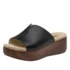 Triniti Black Butter Sandal -Alegria Shoes Shop TRI 641 S1