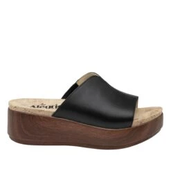 Triniti Black Butter Sandal -Alegria Shoes Shop TRI 641 S2