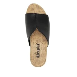 Triniti Black Butter Sandal -Alegria Shoes Shop TRI 641 S4