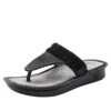 Vanessa Black Upgrade Sandal 2 Vanessa Black Upgrade Sandal -Alegria Shoes Shop VAN 161 S1