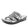 Venice Chirpy Pewter Sandal -Alegria Shoes Shop VEN 900 S1