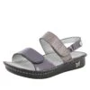 Verona Braided Pewter Sandal -Alegria Shoes Shop VER 228 S1