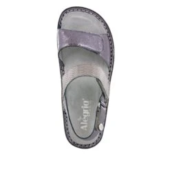 Verona Braided Pewter Sandal -Alegria Shoes Shop VER 228 S4