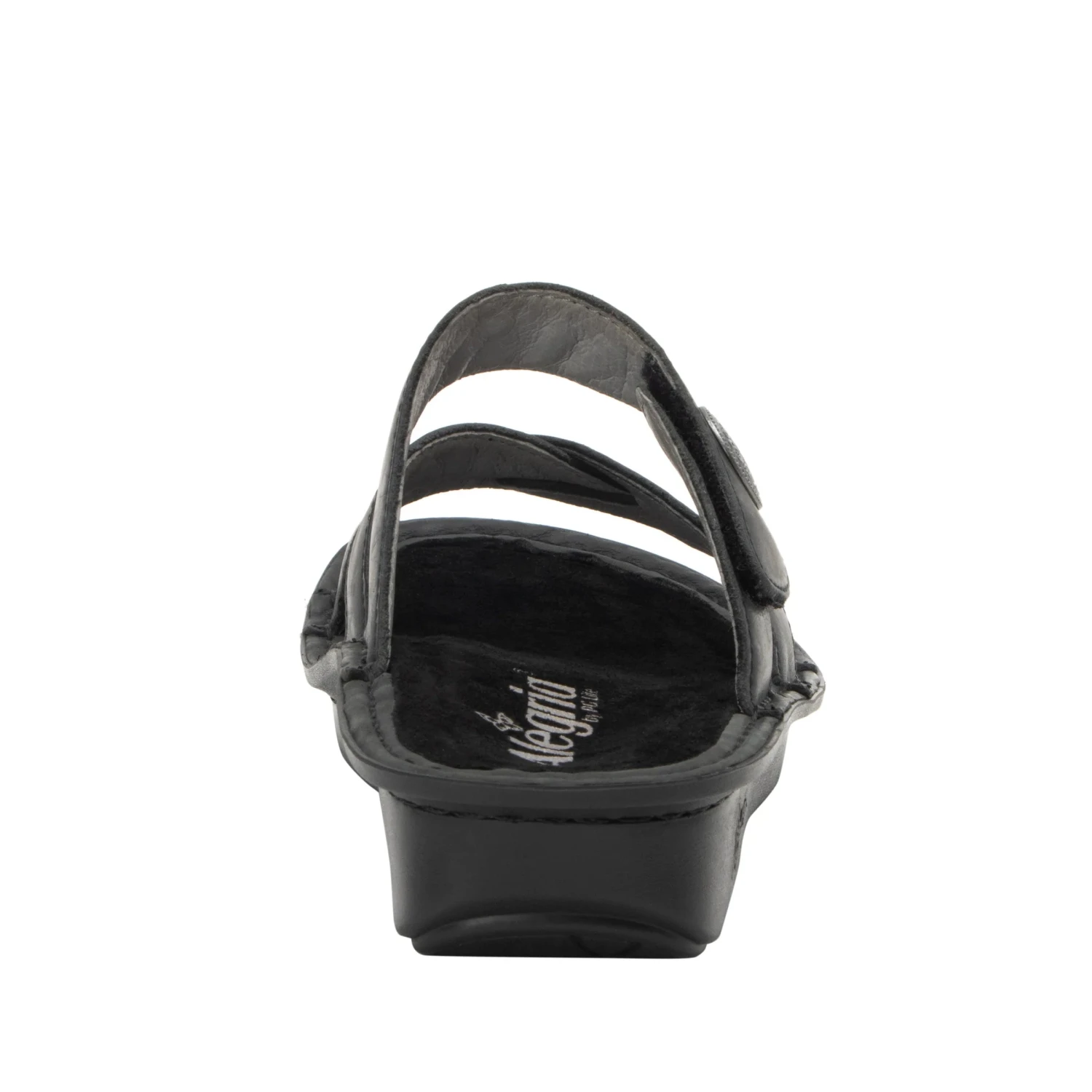 Victoriah Oiled Black Sandal 6 Victoriah Oiled Black Sandal - Image 4