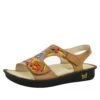 Viki Cognac Needles & Pins Sandal -Alegria Shoes Shop VIK 647N S1 Left