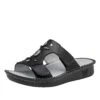 Vanna Black Sandal -Alegria Shoes Shop VNN 601 S1