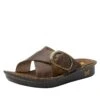 Vanya Oiled Brown Sandal -Alegria Shoes Shop VYA 7412 S1