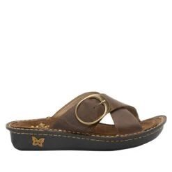 Vanya Oiled Brown Sandal 10 Vanya Oiled Brown Sandal -Alegria Shoes Shop VYA 7412 S2