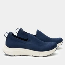 Waze Navy Shoe 11 Waze Navy Shoe -Alegria Shoes Shop WAZ 6204 S2