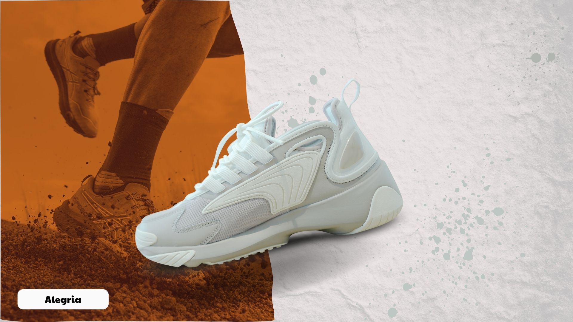 Alegria Shoes Shop 1 Alegria Shoes Shop -Alegria Shoes Shop Orange and White Modern Sports Presentation